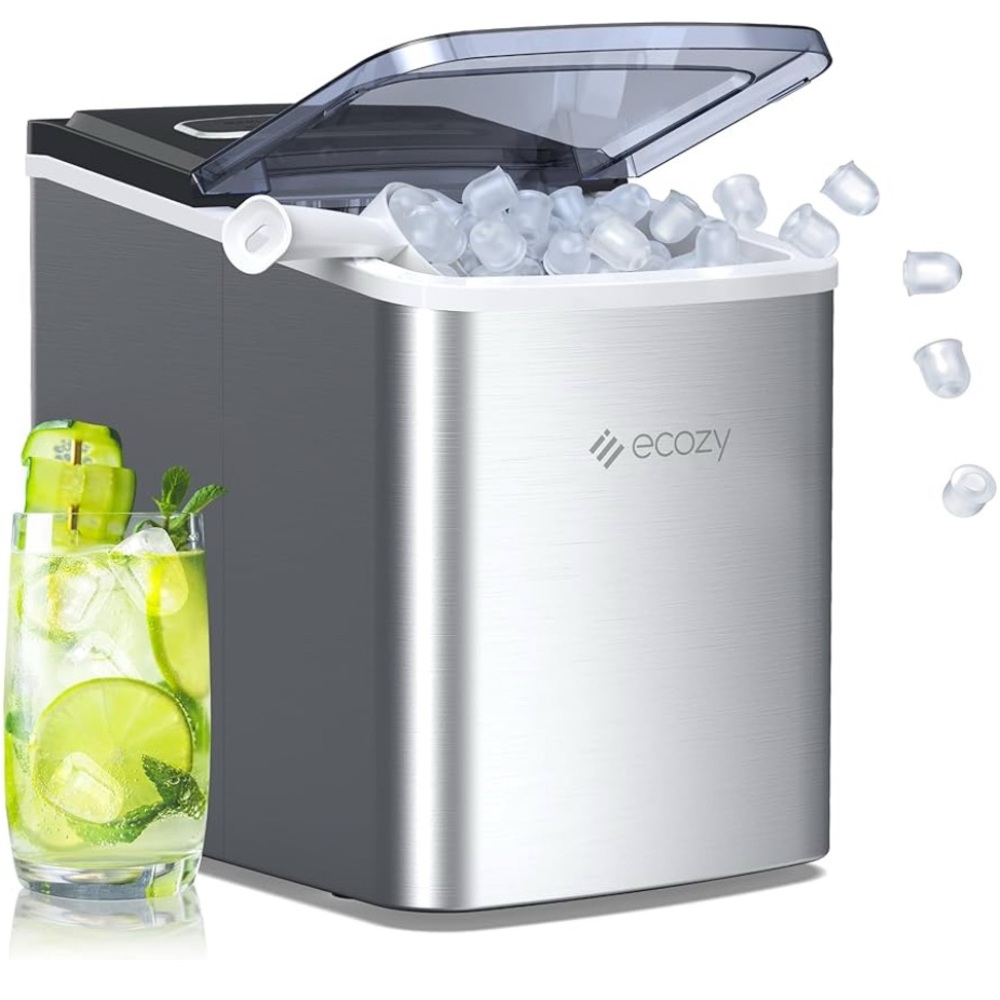 Ecozy Silver Ice Maker